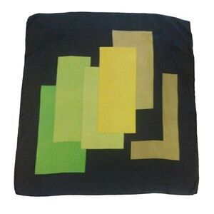 Vintage 💯 Silk Scarf Abstract Square